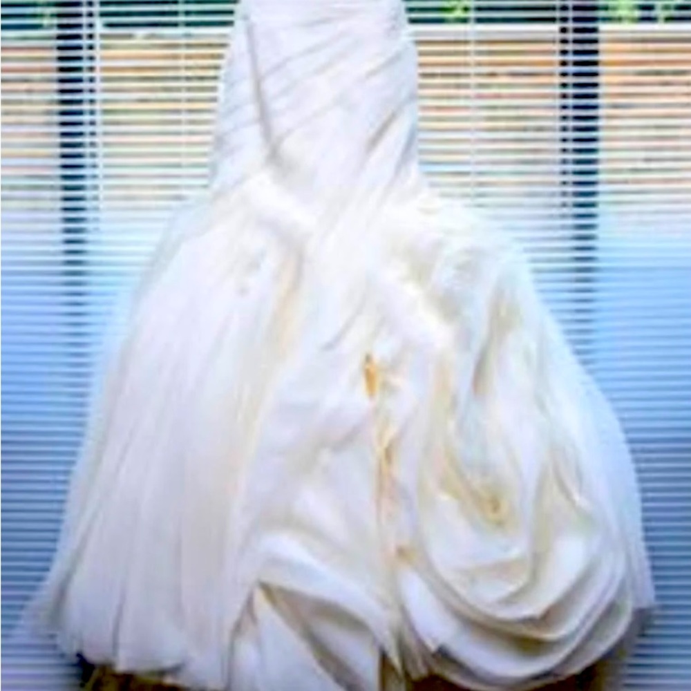 White by Vera Wang Organza Wedding Dress